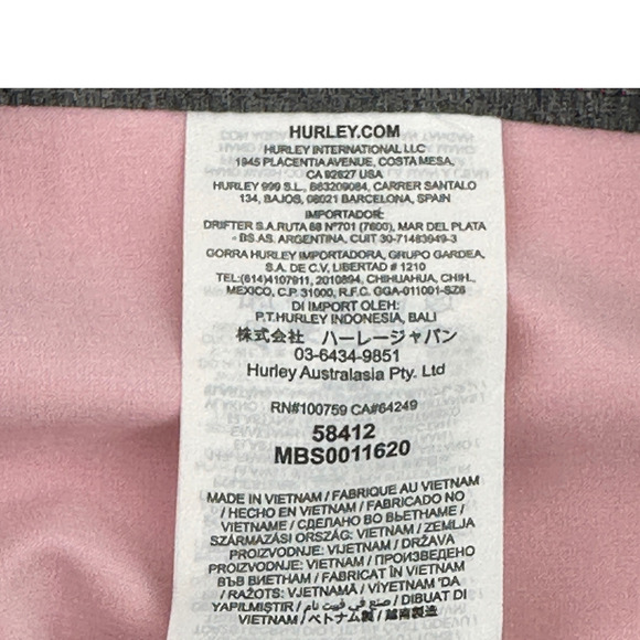 Hurley Nascar Phantom Eco Flames Swim Trunks Boardshorts Sz 36 Checker Flag 18" - Picture 9 of 9